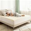 Caleffi Topper Matrimoniale Memory Foam 160x190 Topper in Memory 6 cm Elastici agli