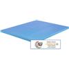 Materassimemory.eu Topper Memory Foam Matrimoniale Mis 170x190 Alto 7 cm Memory Foam Rivestimento