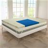 MAXIME MAISON Topper 170x200 Memory Foam 5 cm (Morbido/Medio) Topper Matrimoniale in Aloe Vera
