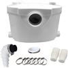 CISSIYOG Trituratore WC Maceratore Pompa 400W Pompe per Fognature Sanitarie 145L/min 4