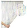 Home Tresor Tenda Antimosche Fili Plastica Trasparenti Multicolore per Porta Finestra