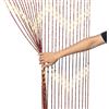 JDBDU Tenda a perline in legno tenda da porta a sospensione 90x175cm tenda decorativa