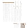 VIRSUS Tenda a Perline Antimosche 3825 frange con perline in PVC misura 120x230 cm