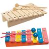 Baker Ross Xilofono di Legno - Confezione da 2, Crea i Tuoi Strumenti Musicali, Giocattoli in Legno per Bambini, Rosso