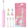 Spazzolino Elettrico Bambini 3-6-12 Anni, K5 Ricaricabile Spazzolino Elettrico C