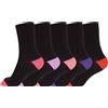A2Z 4 Kids® Calze Ankle In Cotone Ricco Per Donne, Confezione Da 5 E 3 Calze Lusso Per Donne
