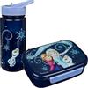 Scooli - Set Frozen per Bambini: Porta merenda + Borraccia, Perfetto per Scuola/Asilo, da 4 Anni, plastica Leggera e sicura
