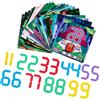 Puzzle di decifrazione digitale per bambini in legno per giochi di società