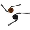 2pz Spazzola Laterale per ROBOROCK per Aspirapolvere Acqua P20 Nero 7,3x5,2cm