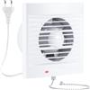 Hose Vary Ventilatore di scarico da 100 mm, ventilatore da parete con interrutto