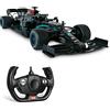 Mondo Motors - F1W11 Mercedes AMG Petronas, Auto radiocomandata Lewis Hamilton / Valtteri Bottas in scala 1:12, Auto formula 1, 2.4 GHz, Colore Nero, 6368787