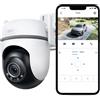 TP-LINK Telecamera IP Motorizzata 2K per Esterno Wi-Fi Visione Notturna Tapo TC42