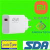 Xiaomi Caricabatteria da 45W Originale Xiaomi Rapido Caricatore Fast Veloce Rete Bianco