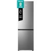 Hisense RB3K330SAIC - Frigorifero Combinato Total No Frost, Capacità di 330 Litri, Ridotta profondità, Deep Freeze, Metal Tech Cooling, WiFi, Silenzioso, Motore Inverter, Classe C, Inox