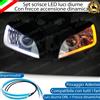 ESL 2X STRISCE STRIP LED LUCI DIURNE DRL + FRECCE DINAMICHE PER RENAULT CLIO 1
