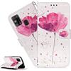 LEMAXELERS Custodia per Samsung Galaxy A41 Cover,Effetto 3D Disegni Premium Pu (K5o)
