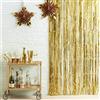 Tenda di frange per feste ed eventi , 100 x 200 cm - nr.5 pezzi color oro