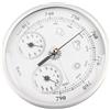 Barometro 3 in 1, barometro meteorologico, manometro, decorazione da parete,