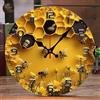 Orologio da Parete Moderno 25 cm - Design Nido d'Ape per Casa 2D