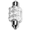 LAMPA - 12V Lampada siluro 6 Led - 13x35 mm - SV8,5-8 - 1 pz - D/Blister - Bianco