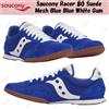 Saucony Racer 80 maglia scamosciata blu blu gomma bianca taglia uomo
