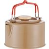 Bollitore da Campeggio Portatile in Acciaio Inox 1100ml 304 per Escursioni e Str