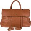 Dudlin Borsa grande color cuoio donna capiente viaggio lavoro porta documenti avvocato