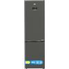 Beko - B5RCNA405ZG -Frigorifero Combi 2metri, Classe D, Total NF, Compressore ProSmart™Inverter, Digitale touch sulla porta, Metal Grey, AeroFlow, HarvestFresh, Comparto Diary, 35 dBA
