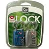 GO TRAVEL COMBI DOPPIO LUCCHETTO CON CAVO LUNGO