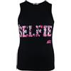 A2Z 4 Kids® Top Senza Maniche Splash Per Ragazze, Nero, Moda Trendy, T-Shirt, 5-13 Anni