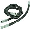 Best divers Frusta Standard/Gomma, Manometro 120 cm, 7/16 f, 7/16 m, Nero