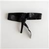 MADE IN ITALY CINTURA FUSCIACCA DONNA PELLE NERO