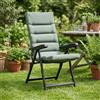 Metal Far Sdraio da Giardino Reclinabile 122x60x61 cm Verde Salvia Super Bomber Metal Far