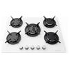 LAREL Piano cottura LAREL 858GB 5 fuochi gas GPL/METANO VETRO BIANCO ACC.ELETTRONICA