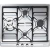 Smeg SER60SGH3 piano cottura Acciaio inox Da incasso Gas 4 Fornello(i)
