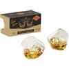 Gentlemen' S Hardware Dondolo Bicchieri Da Whisky, 11 Fl. Oz, Argento, Set Di 2