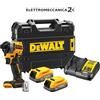 DEWALT DCF850E2T-QW avvitatore impulsi 18v brushless 1/4" 205Nm 2 batterie po...