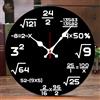Orologio da Parete Moderno 25 cm - Design Formule Matematiche per Casa 2D