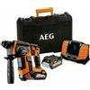 AEG Trapano martello demolitore tassellatore scalpellatore a batteria 18V brushless