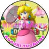 Decora Cialda - Ostia per torte Peach Supermario - tonda! Anche A3 personalizzabile
