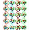 Decora Cialda Ostia per torte dischetti per cupcakes SUPERMARIO già ritagliati!