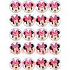 Decora Cialda - Ostia per Cupcakes biscotti muffins Minnie rosa 20 dischi