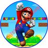 Decora Cialda - Ostia per torte Supermario con scritta - tonda e personalizzabile!