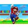 Decora Cialda - Ostia per torte Supermario rettangolare Formato grande A3 cm. 42x29