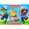 Decora Cialda - Ostia per torte Supermario con tua foto. Personalizzabile! Anche A3!