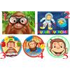 Decora Cialda - Ostia per torte Curioso come George Anche tonda e personalizzabile!