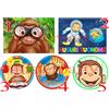 Decora Cialda - Ostia per torte Curioso Come George grande A3 cm. 42x29 o 28 cm