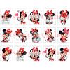 Decora Cialda - Ostia per Cupcakes Biscotti Minnie - 15 Sagome ritagliate per torte