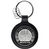 AMG Portachiavi Affalterbach, unisex, nero, in pelle, con stemma Affalterbach, logo a rombi in rilievo, anello in acciaio inox