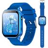 PTHTECHUS Smart Watch per bambini, orologio per bambini con macchina fotografica, lettore MP3, apprendimento e gioco, regalo per per di 3-12 anni (Blu)